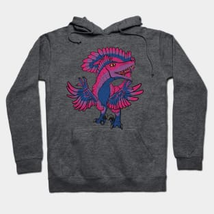 Bilociraptor - Feathered (Bisexual Pride) Hoodie